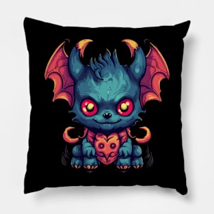 little demon - cute Pillow