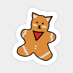 Gingerbread Merlin Cat Magnet