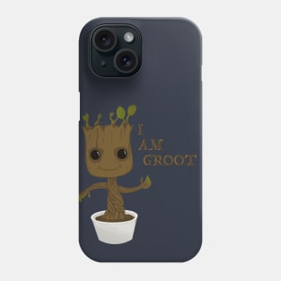 I am baby groot Phone Case