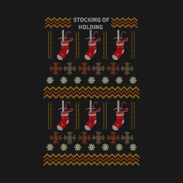 Christmas Sweater Stocking of Holding - Board Games Dungeon TRPG Design - Board Game Art by MeepleDesign