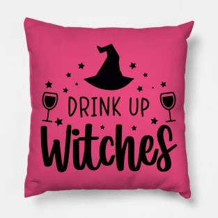 Drink Up Witches! | Halloween Vibes Pillow