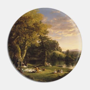 The Pic-Nic by Thomas Cole Pin