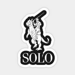 SOLO wht by Tai's Tees Magnet