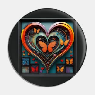 heart in a box Pin