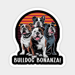 Funny Bulldog Gift for Pet Lovers and Bulldog Owners Magnet