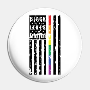 Black Queer Lives Matter - Black Pin