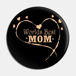 Worlds Best Mom Pin