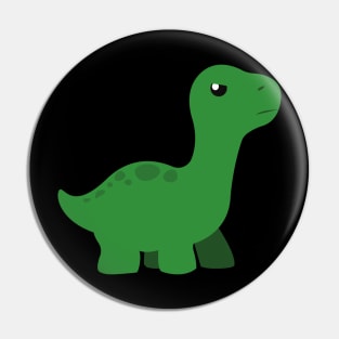 Green Angry Baby Dinosaur Pin