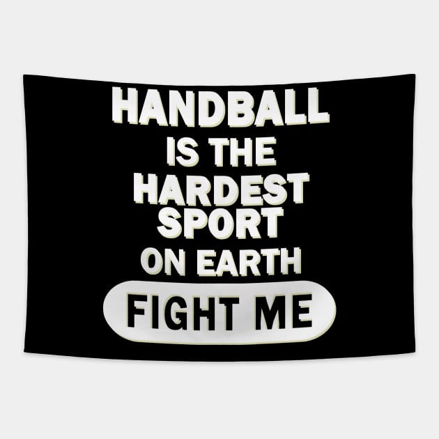 Handball Men's Boys Team Sport Club Tapestry by FindYourFavouriteDesign