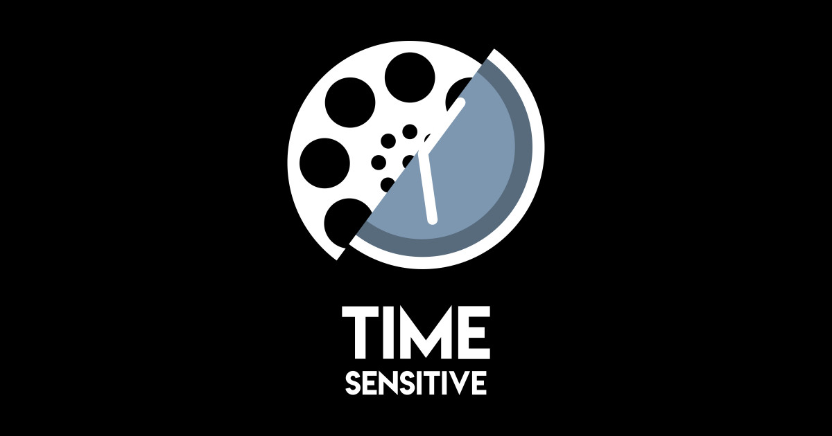 Time Sensitive White Logo - Time Sensitive Podcast - Sticker | TeePublic