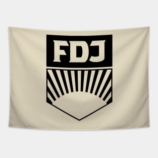 FDJ - Free German Youth Logo (black) Tapestry