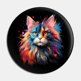 Ragdoll Rainbow Pin