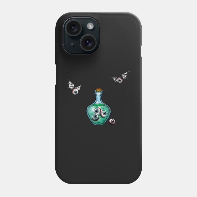 Witch's Eyes Phone Case by WOODDIOS