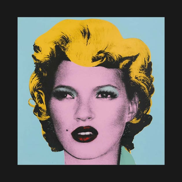 Banksy Kate Moss by foozler