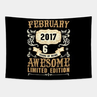 February 2017 6 Years Of Being Awesome Limited Edition Tapestry