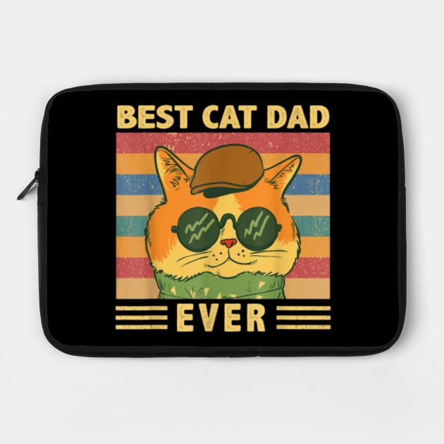 Mens Unique Personalized Best Cat Dad Ever Vintage Cat Daddy Cat
