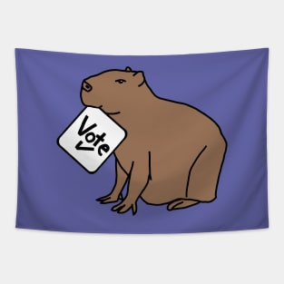 Capybara says Vote Tapestry