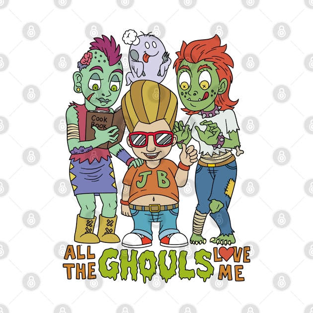 All the Ghouls Love me Halloween Gift by Konnectd