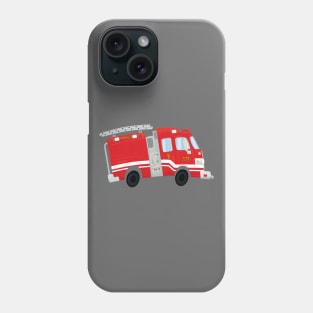 Cute Firetruck Design Phone Case