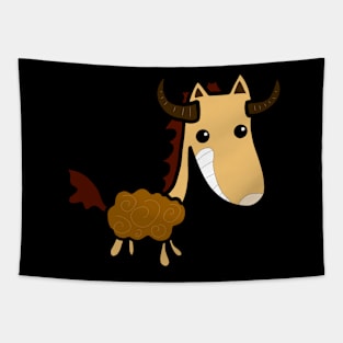 The devil horse cool Tapestry