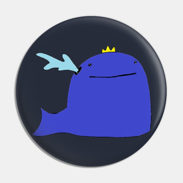 King Whale Pin by Noolan