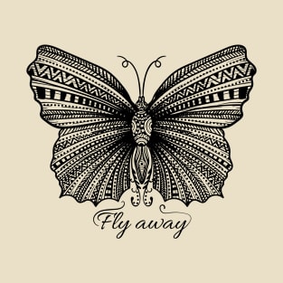 Fly Away Butterfly T-Shirt