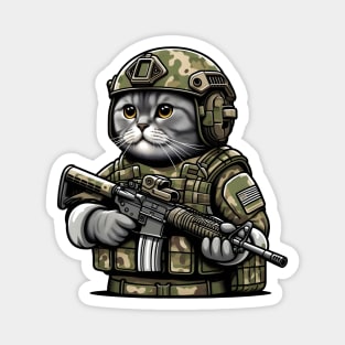 Tactical Cat Magnet