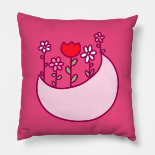 Moon Flowers Pillow