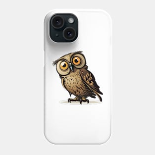 Surprised Owl Phone Case