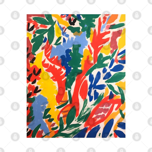 Expressionist Abstract Garden Matisse by Trippycollage