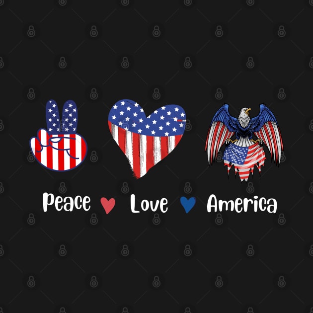 peace love america, united state, gift for teachers by twitaadesign