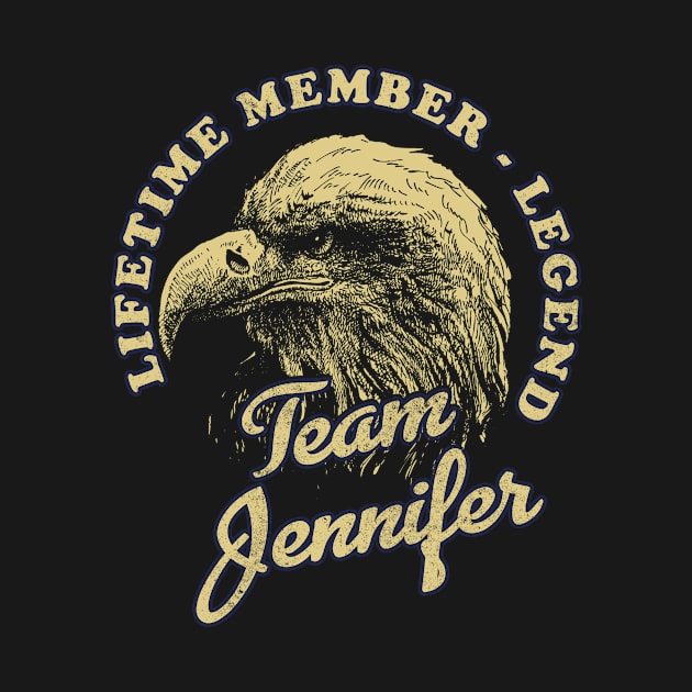 Jennifer Name - Lifetime Member Legend - Eagle by Stacy Peters Art