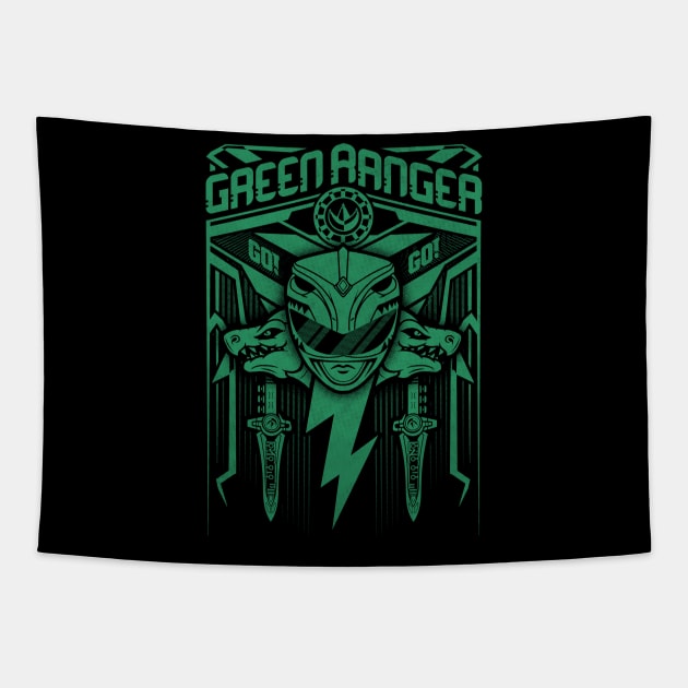 Green Ranger Tapestry by Arinesart