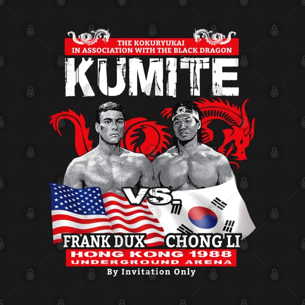 Frank Dux vs Chong Li by Alema Art