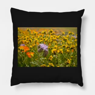 Wildflowers in Bloom Pillow