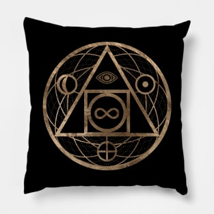 Philosopher's stone symbol Pillow