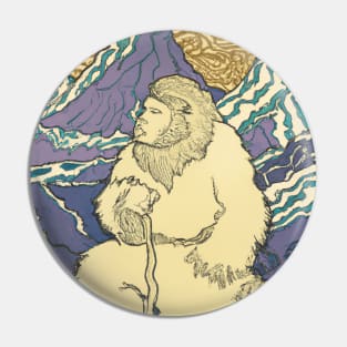 Yeti Hiking in the Himalayas Pin