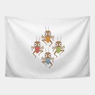 Dancing crickets Tapestry