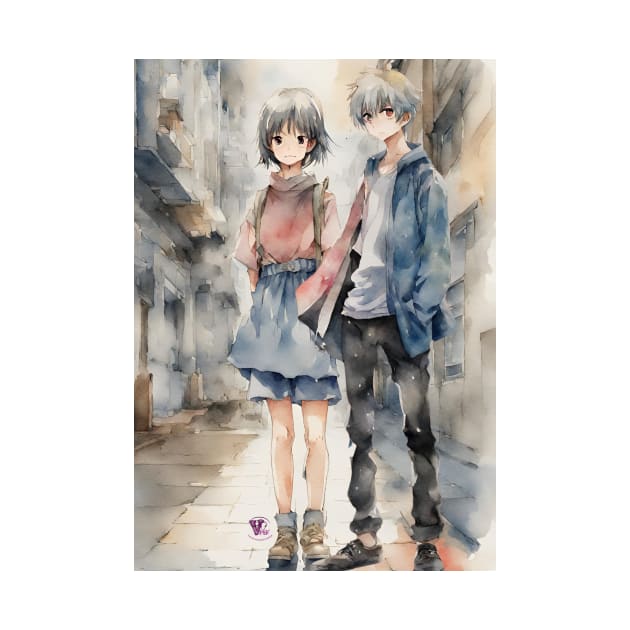 Anime couple by Viper Unconvetional Concept