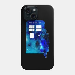 The 13th Doctor with the TARDIS Phone Case