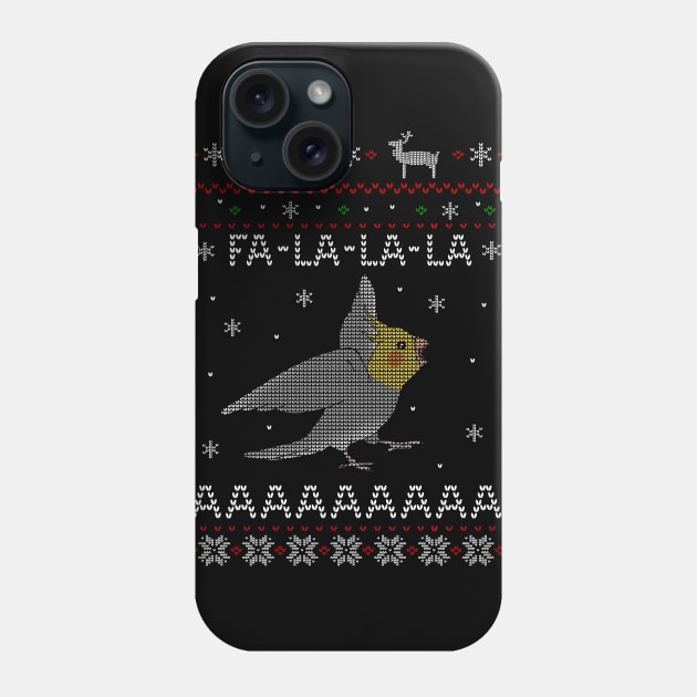 FA LA LA Ugly Christmas Cockatiel Phone Case by FandomizedRose