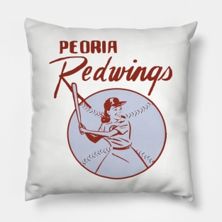 Peoria Redwings (red variant) Pillow