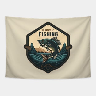 I'd Rather Be Fishing Tapestry