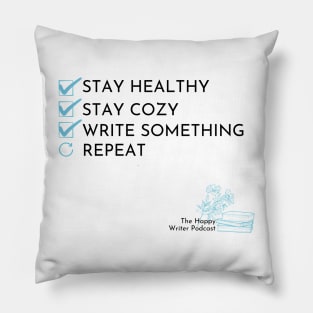 Happy Writer Checklist Pillow