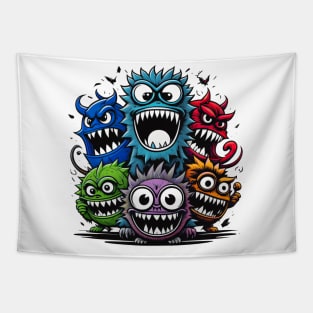 We are very cute little monsters Tapestry