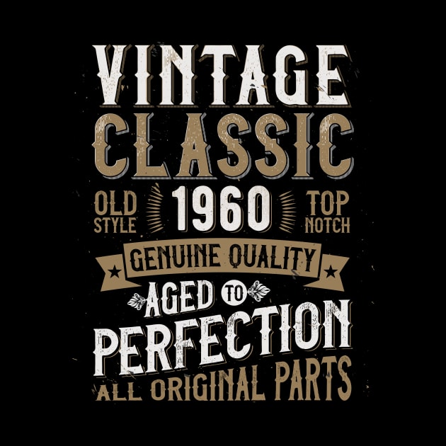 60th Birthday 1960 Vintage Classic by Lunomerchedes