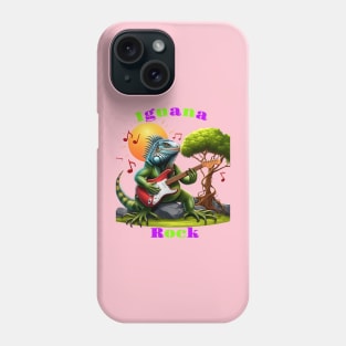 Rocking Reptiles Sunset Serenade Phone Case