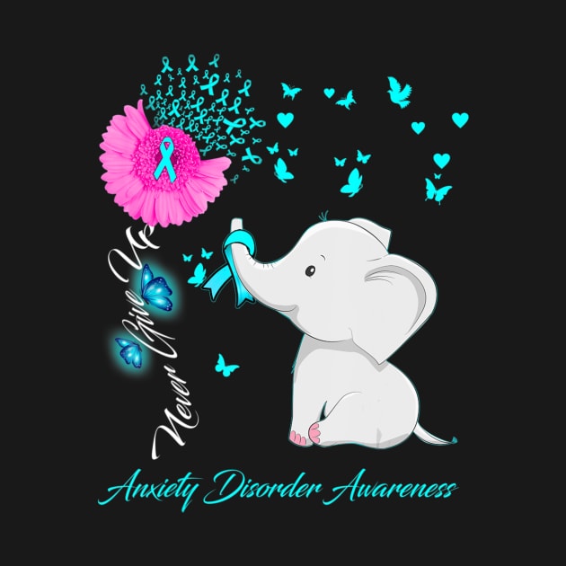 Elephant Anxiety Disorder Awareness by eldridgejacqueline