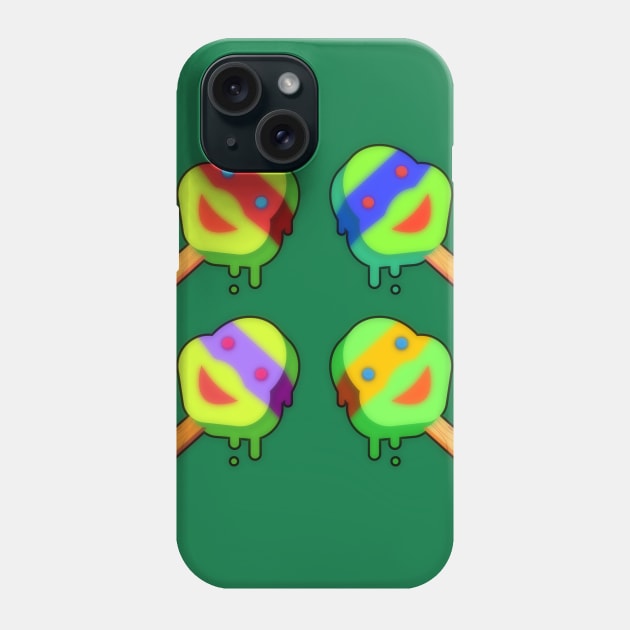 Turtle Power Pops Phone Case by 4our5quare