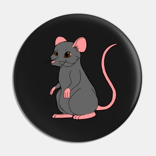 Grey Rat Pin